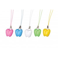 Plasdent Milk Tooth Box with String Assorted 5 Colors, (50pcs/bag)